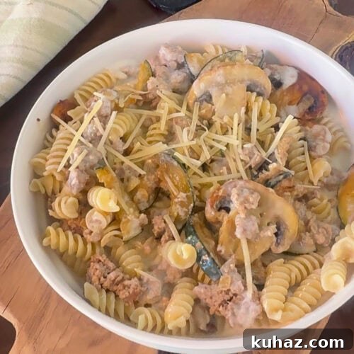 Healthier Stroganoff