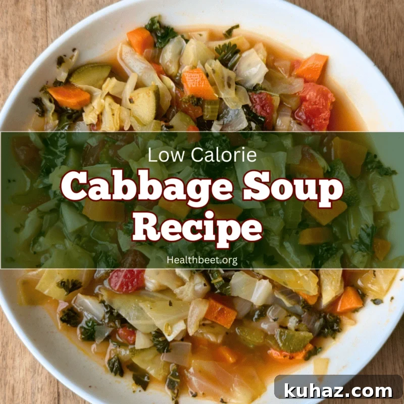 Cabbage Soup Recipe Low Calorie