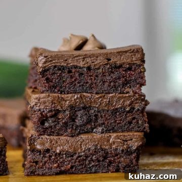 Best Fudgy Cocoa Zucchini Brownies