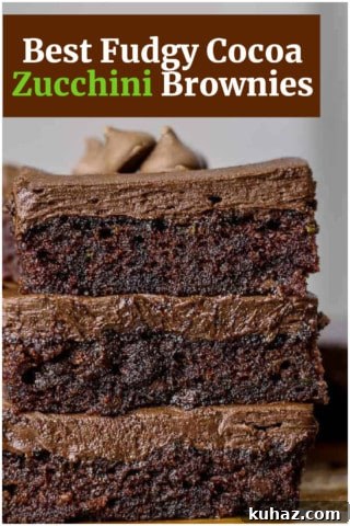 Best Fudgy Cocoa Zucchini Brownie Recipe