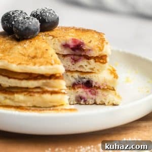 Small plate of pancakes