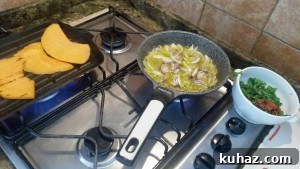 Griddled Sweet and Sour Marinated Pumpkin Recipe 3 Agrodolce cooking on Carla stove