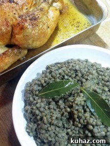 Griddled Sweet and Sour Marinated Pumpkin Recipe 5 Chicken and lentils