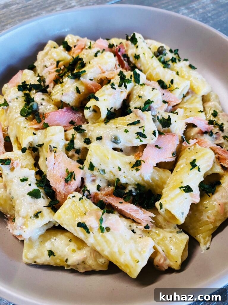Creamy Pesto Salmon Pasta 7 Salmon Pasta with Pesto Cream Sauce