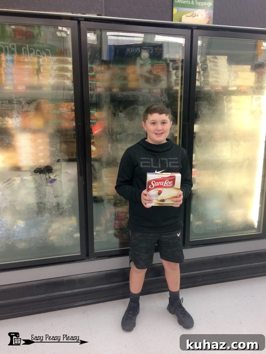 Ad Finding our favorite cheesecake in Walmart to create super easy and fun Christmas Tree Cheesecakes at easypeasypleasy.com