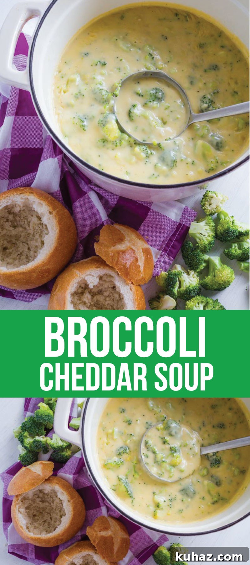 Creamy Broccoli and Cheddar Soup Recipe 2 Broccoli Cheddar Soup - a delicious recipe to try that will warm you up