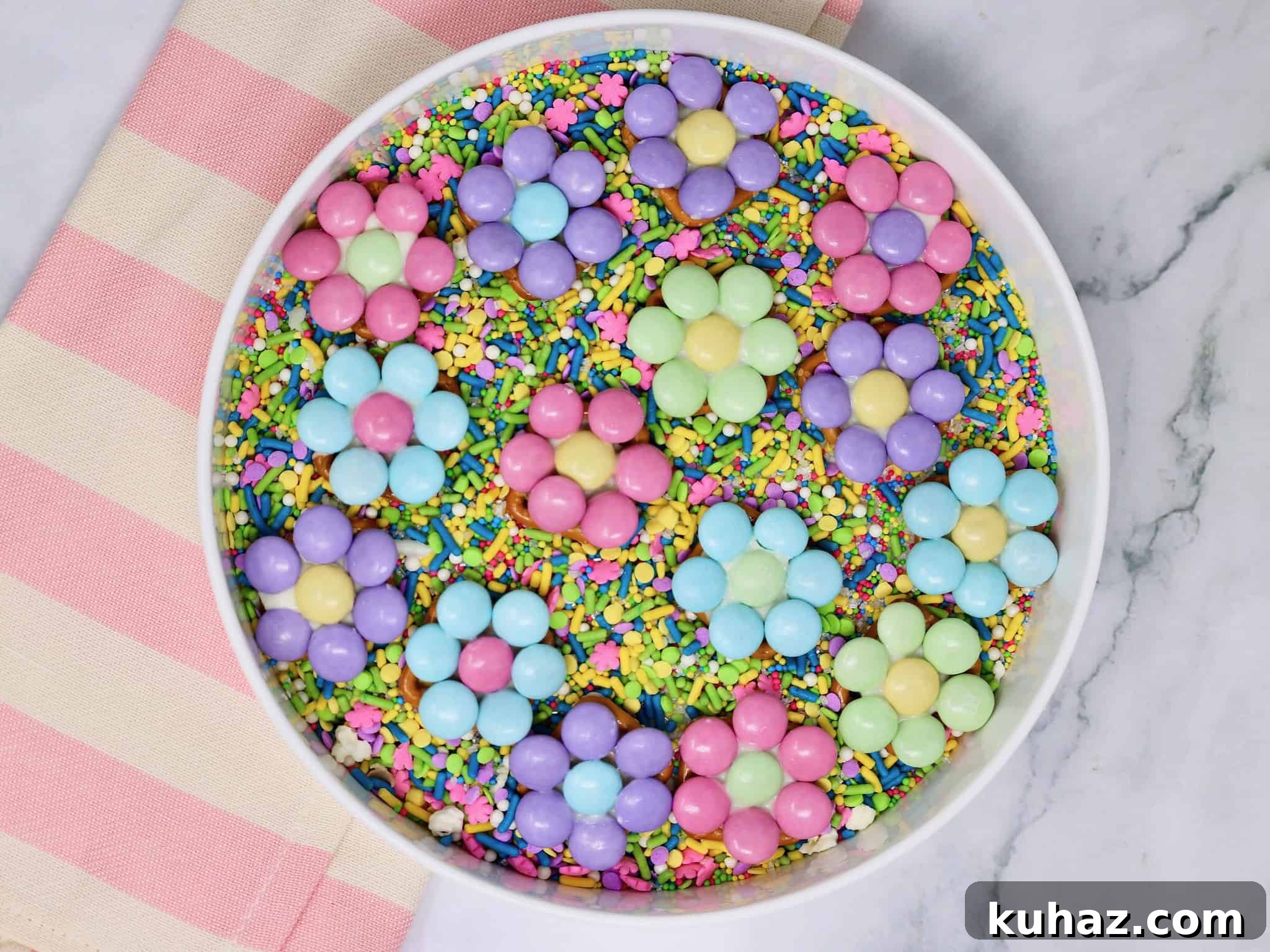 No-Bake Cadbury Creme Egg Bites Recipe for Easter 11 easy easter pretzel flowers featured image