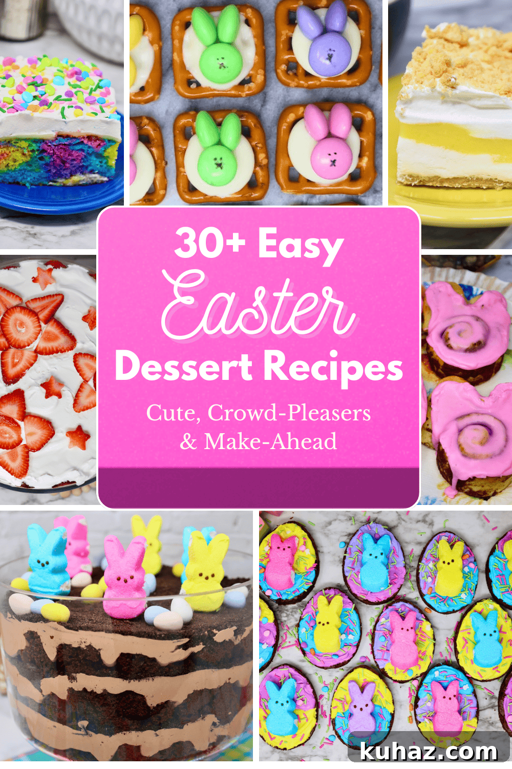 No-Bake Cadbury Creme Egg Bites Recipe for Easter 13 Easy Easter dessert recipes collage