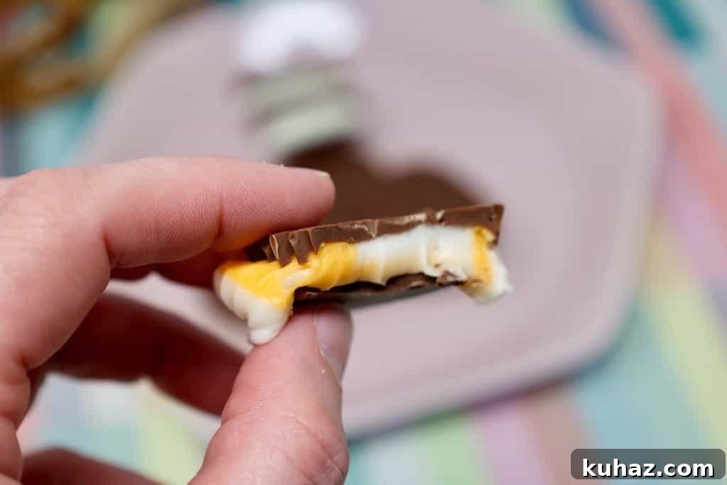 No-Bake Cadbury Creme Egg Bites Recipe for Easter 6 Cadbury Creme Bites