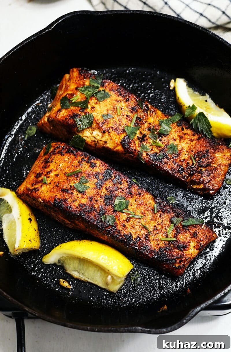 Quick Cajun Blackened Salmon Recipe 2 Blackened Salmon