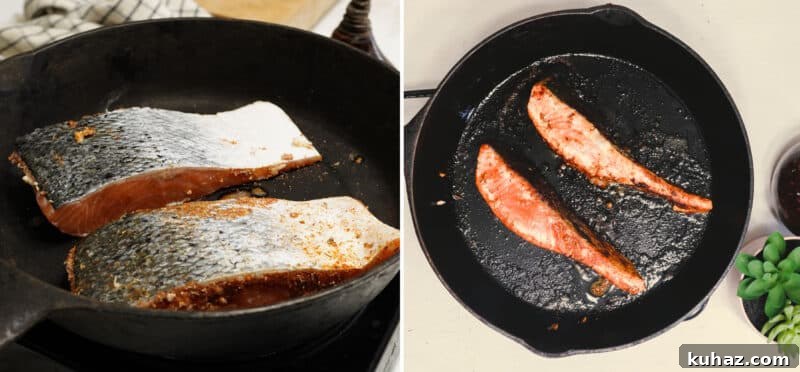 Quick Cajun Blackened Salmon Recipe 7 Finished Blackened Salmon