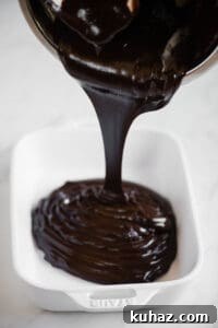 chocolate ganache for smores dip