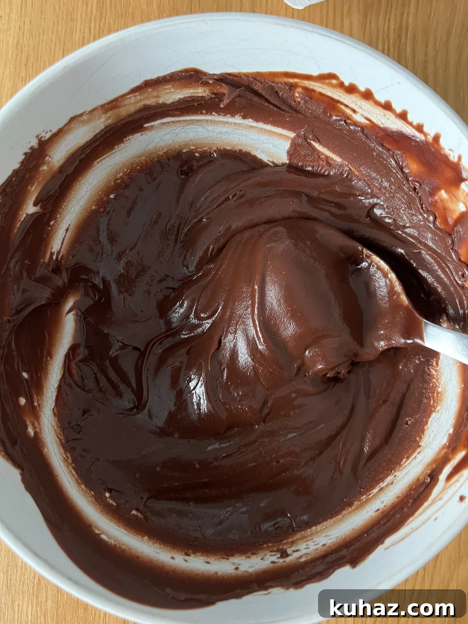 Cooled ganache.