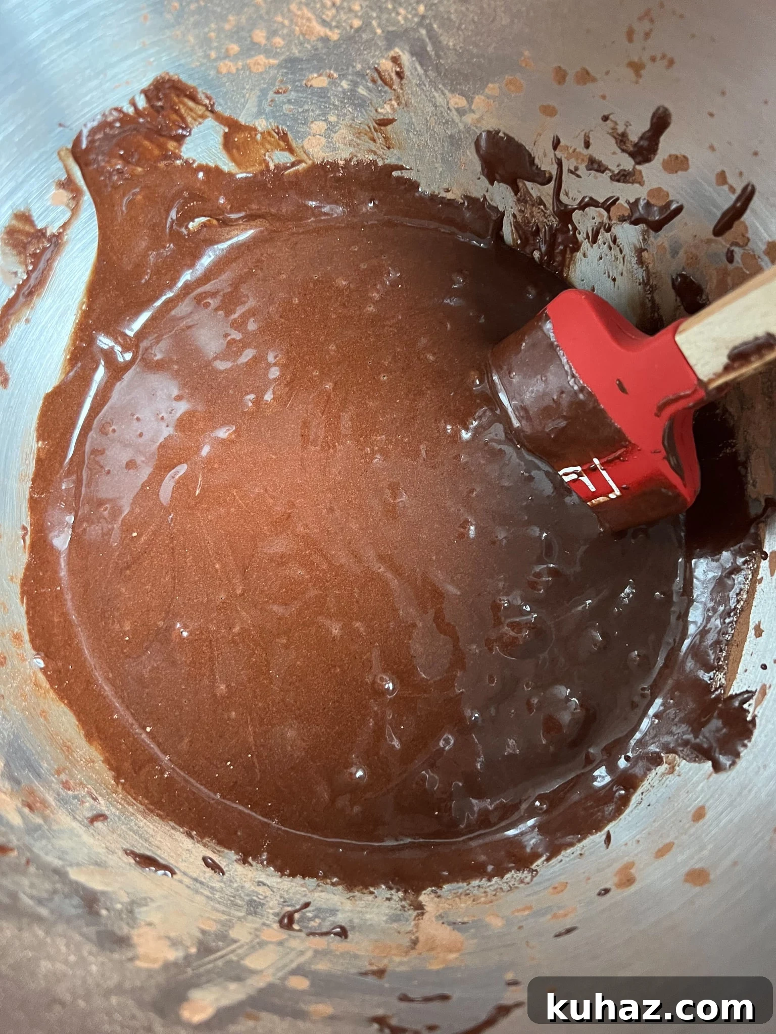 Cake batter.