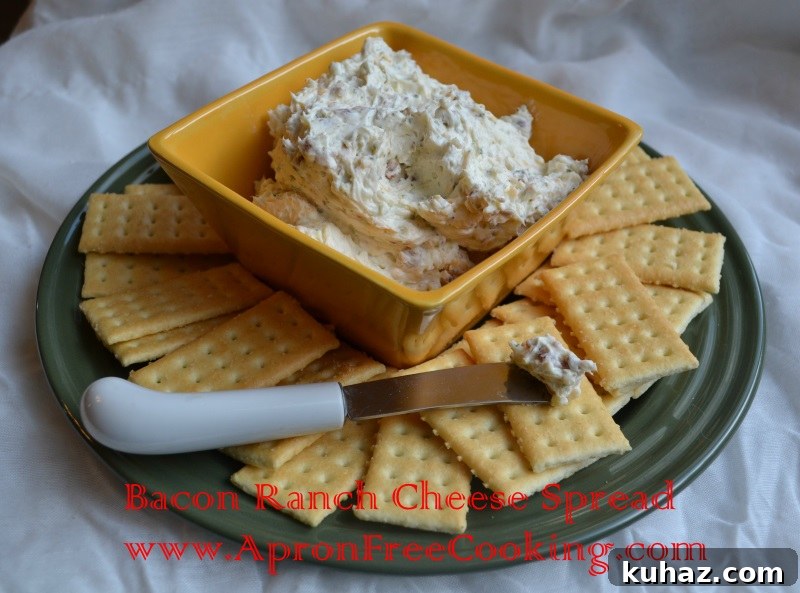 Homemade Creamy Bacon Ranch Cheese Spread 2 Cheese Spread 1