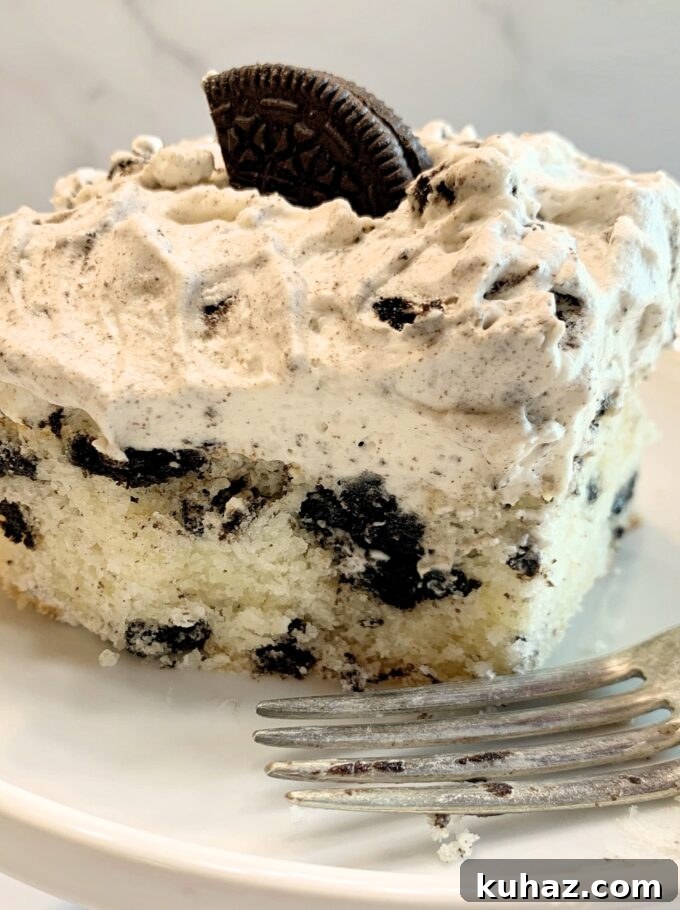 Cookies and Cream sheet cake.