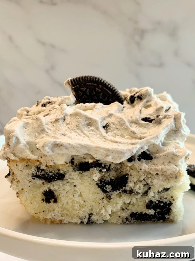 Cookies and cream sheet cake.