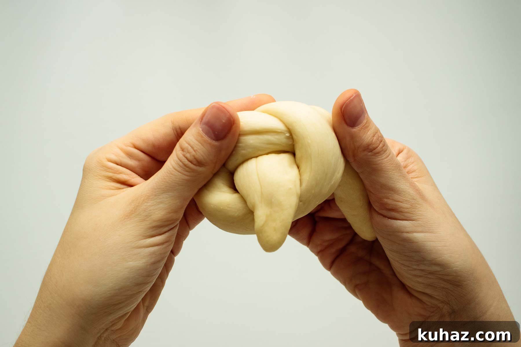 Soft Challah Rolls Recipe for Fluffy Challah Buns 11 Dough shaped.
