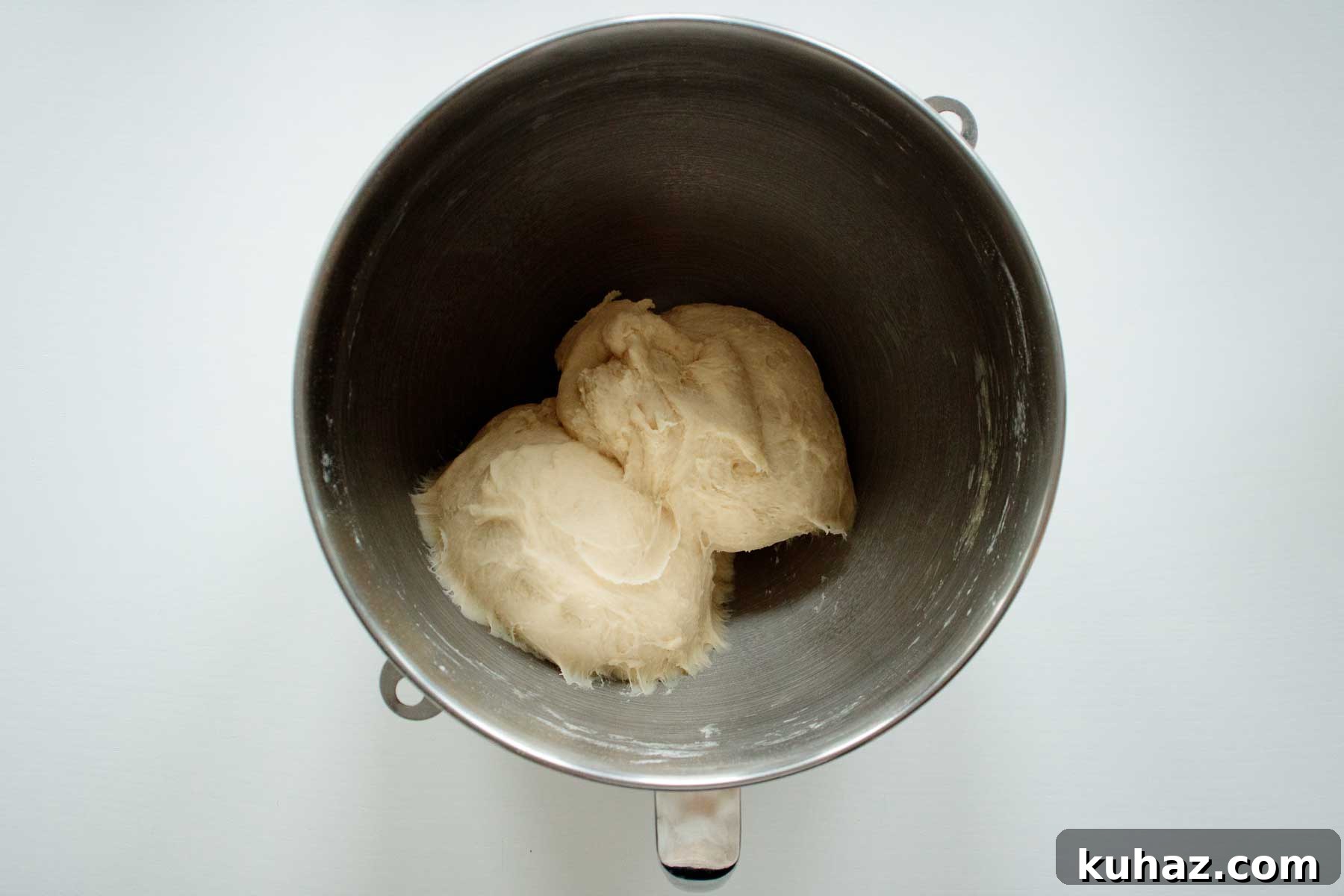 Soft Challah Rolls Recipe for Fluffy Challah Buns 4 Dough formed.