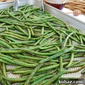 honey dijon roasted green beans recipe