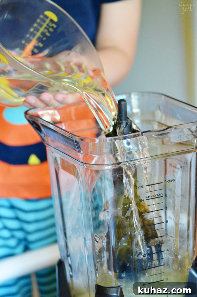 Adding simple syrup to frozen lemonade