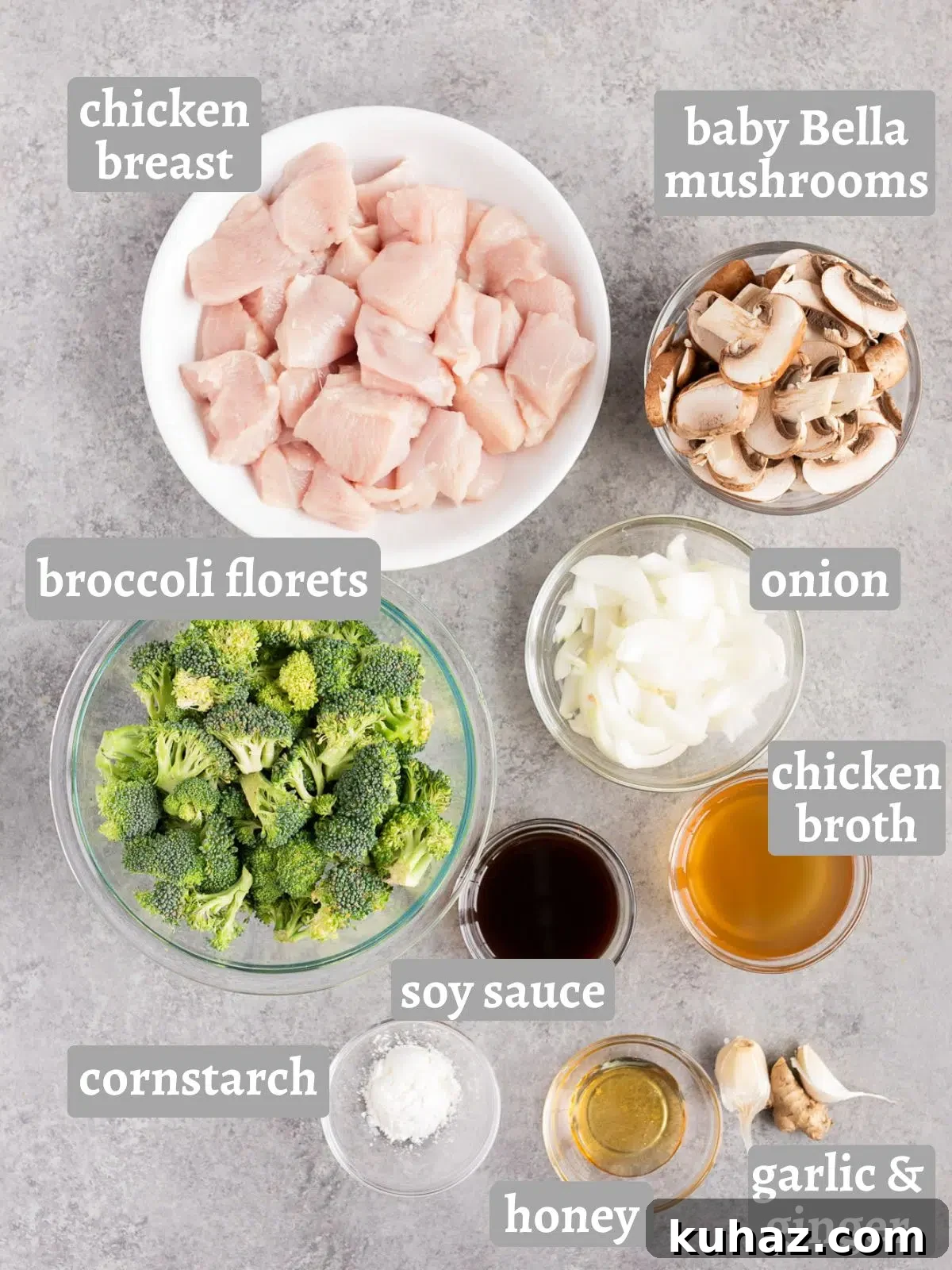 Garlic Soy Chicken and Broccoli Stir Fry Recipe 3 ingredients for chicken and broccoli stir fry