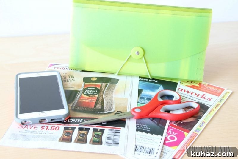 The Simple Way to Organize Coupons - you don’t need a complicated system to save money with coupons. Find out how to do it quickly and easily here, plus a new time-saving tip that will make a huge difference!