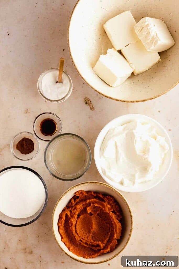 Creamy No-Bake Pumpkin Cheesecake Bars 7 no bake cheesecake filling ingredients