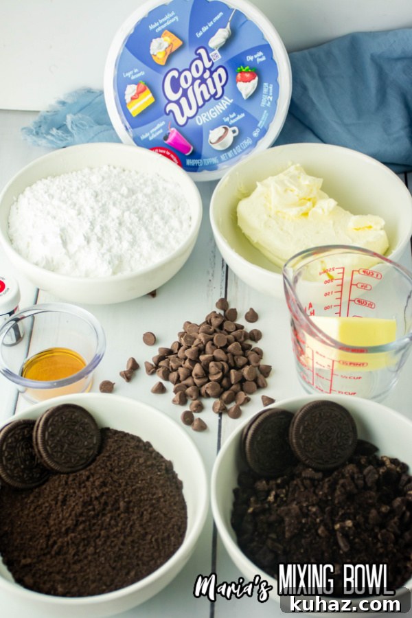Mini cheesecake ingredients in individual bowls