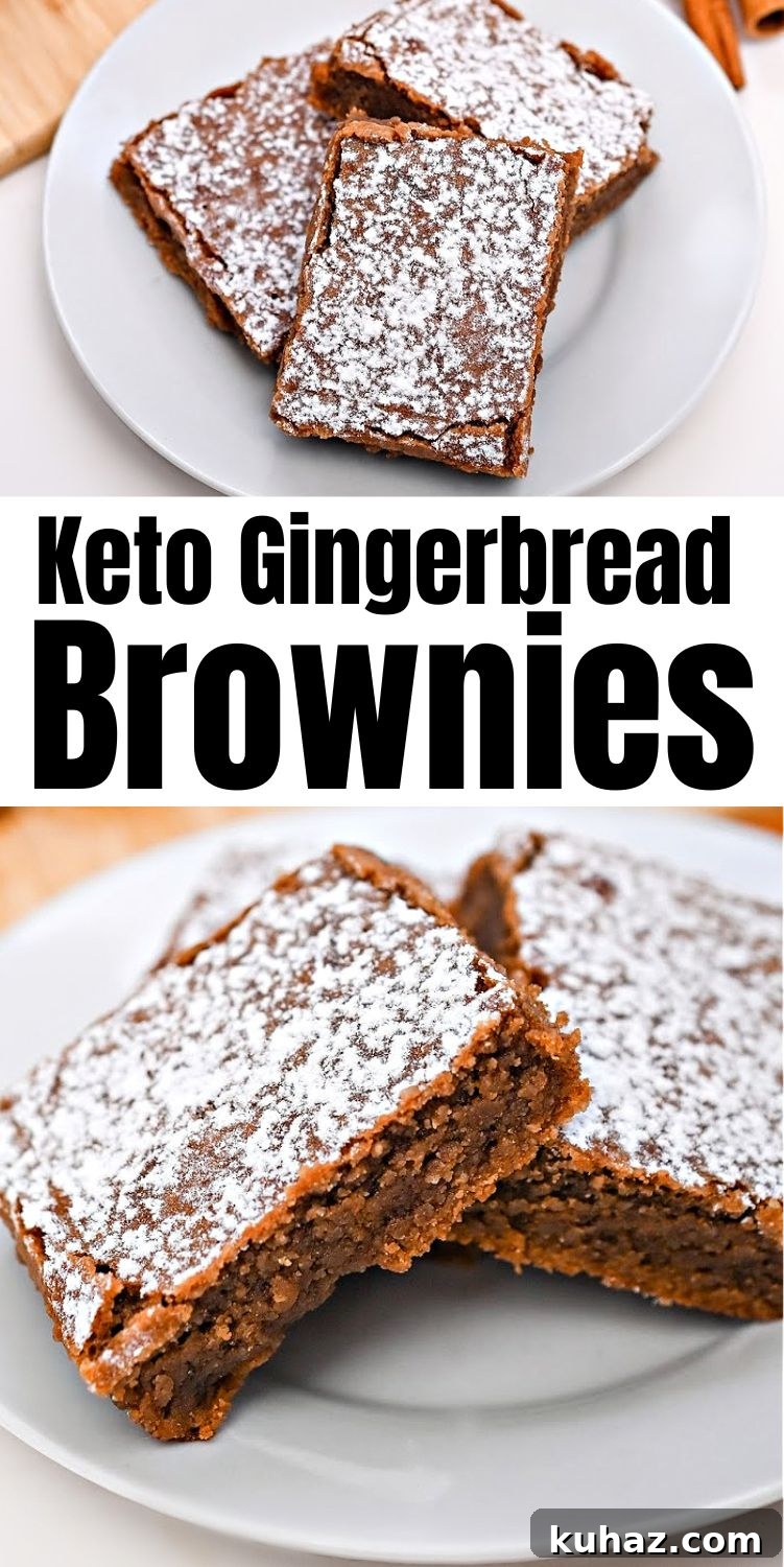 Low-Carb Gingerbread Brownies Recipe 11 Low-Carb Gingerbread Brownies