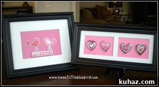 Valentine framed sticker example