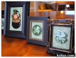 Saint Patrick framed sticker example