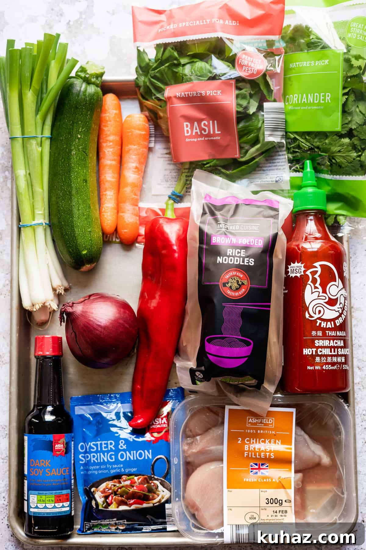Aldi ingredients for chicken noodles
