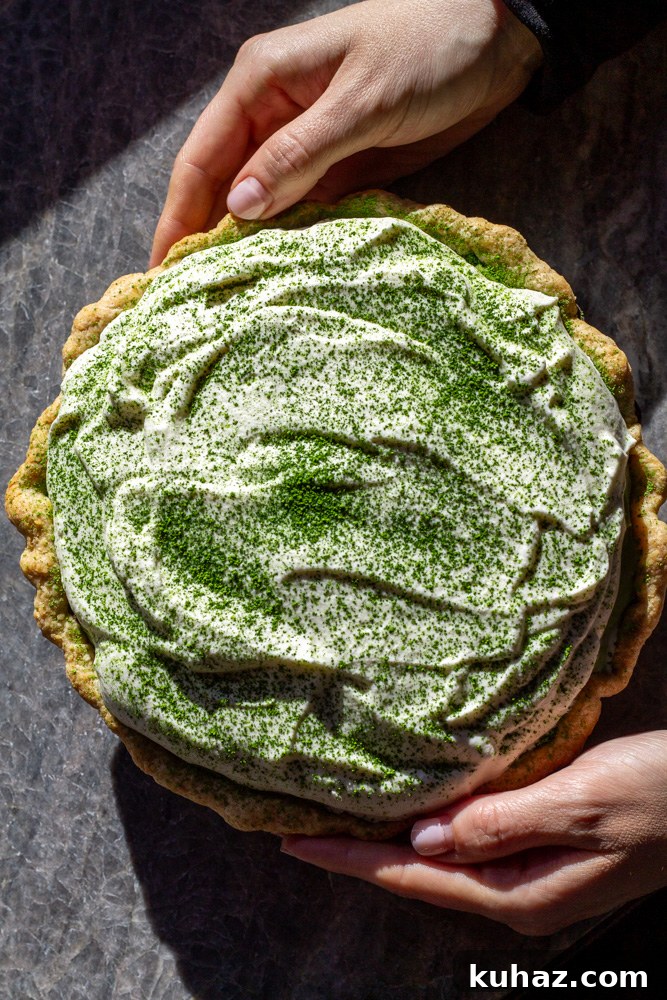 Silky Matcha Cream Pie Recipe 7 matcha cream pie