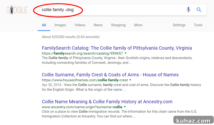 Genealogy Research Tips for Finding Family History 2 collie google search