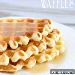 Known as waffles of insane greatness, these really are some crazy good waffles. A great waffle recipe to try!