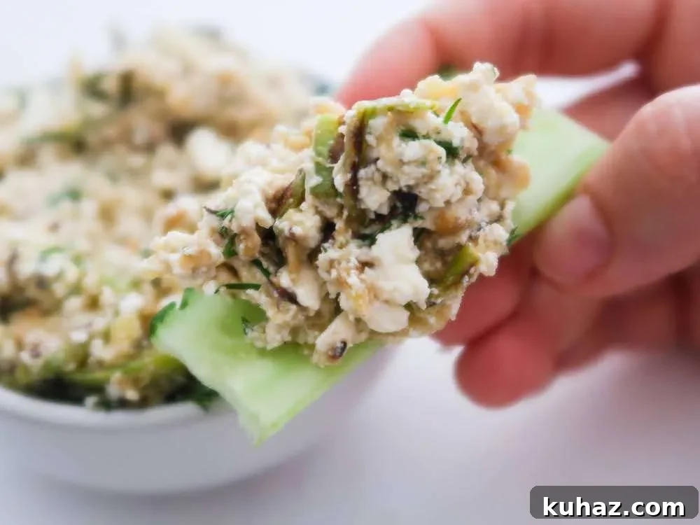 Dip served with fresh vegetables