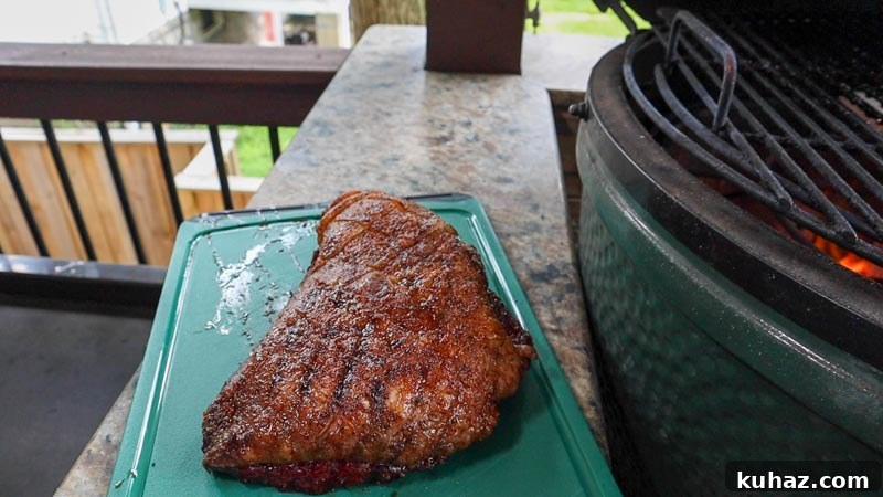 How to Reverse-Sear Picanha on a Big Green Egg 11 Big Green Egg Reverse Seared Picanha