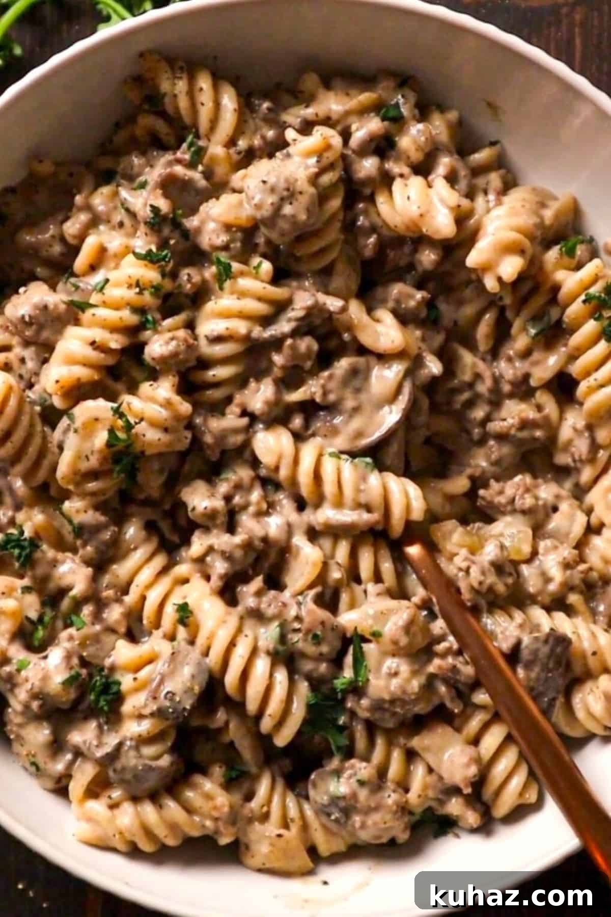 homemade hamburger helper stroganoff