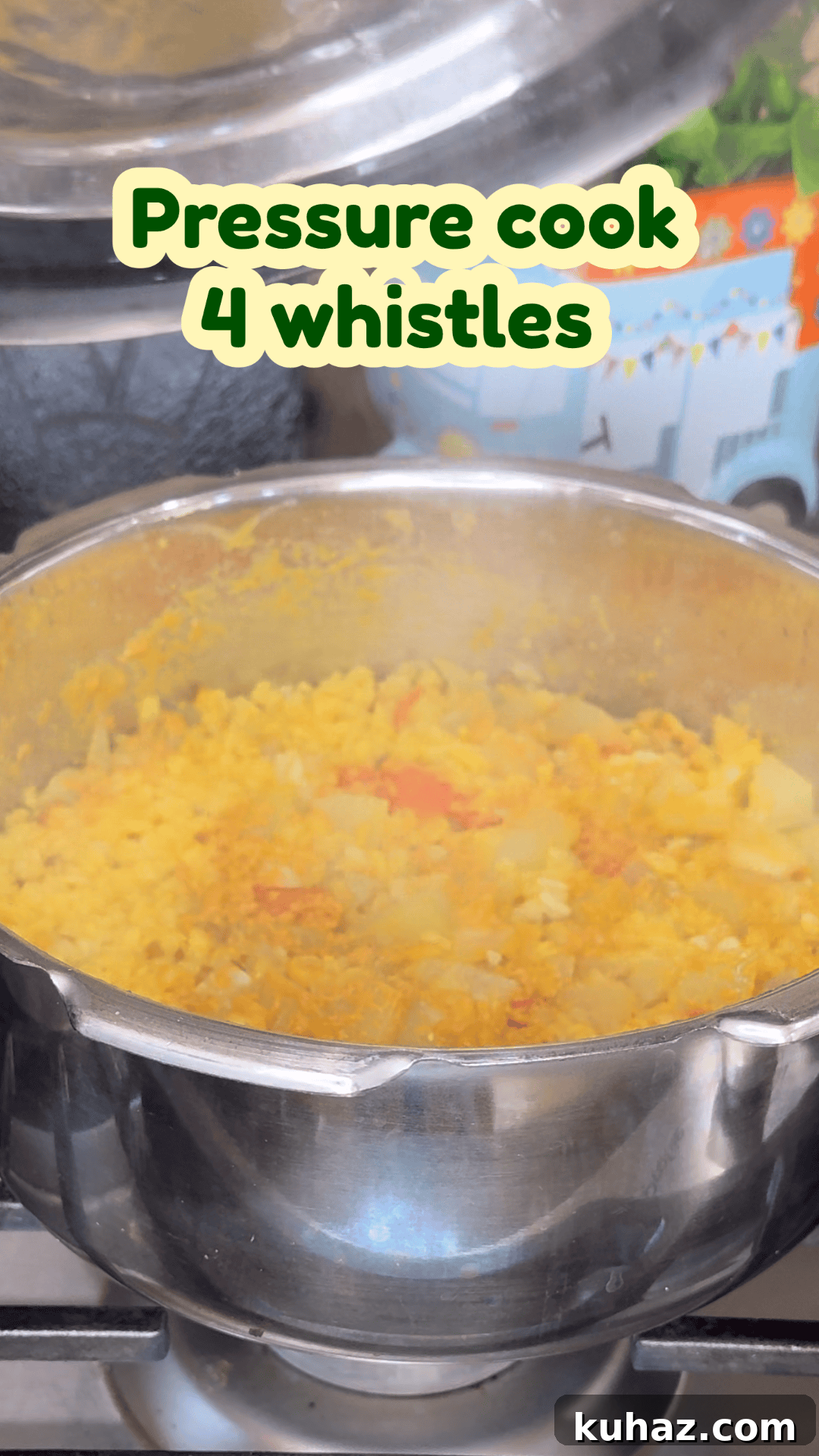 Pressure cooked dal and bottle gourd
