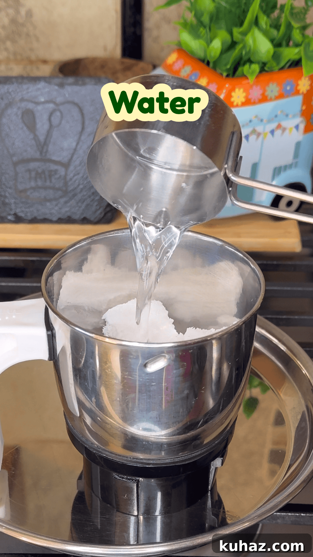 Ground coconut paste