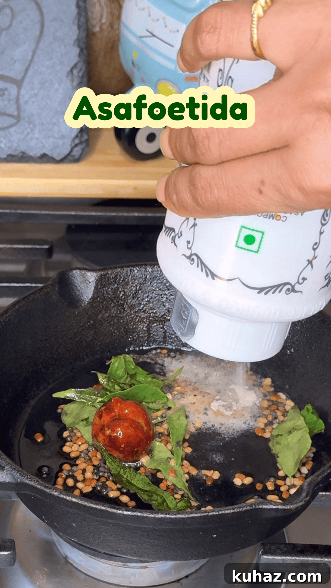 Pour tempering over kootu