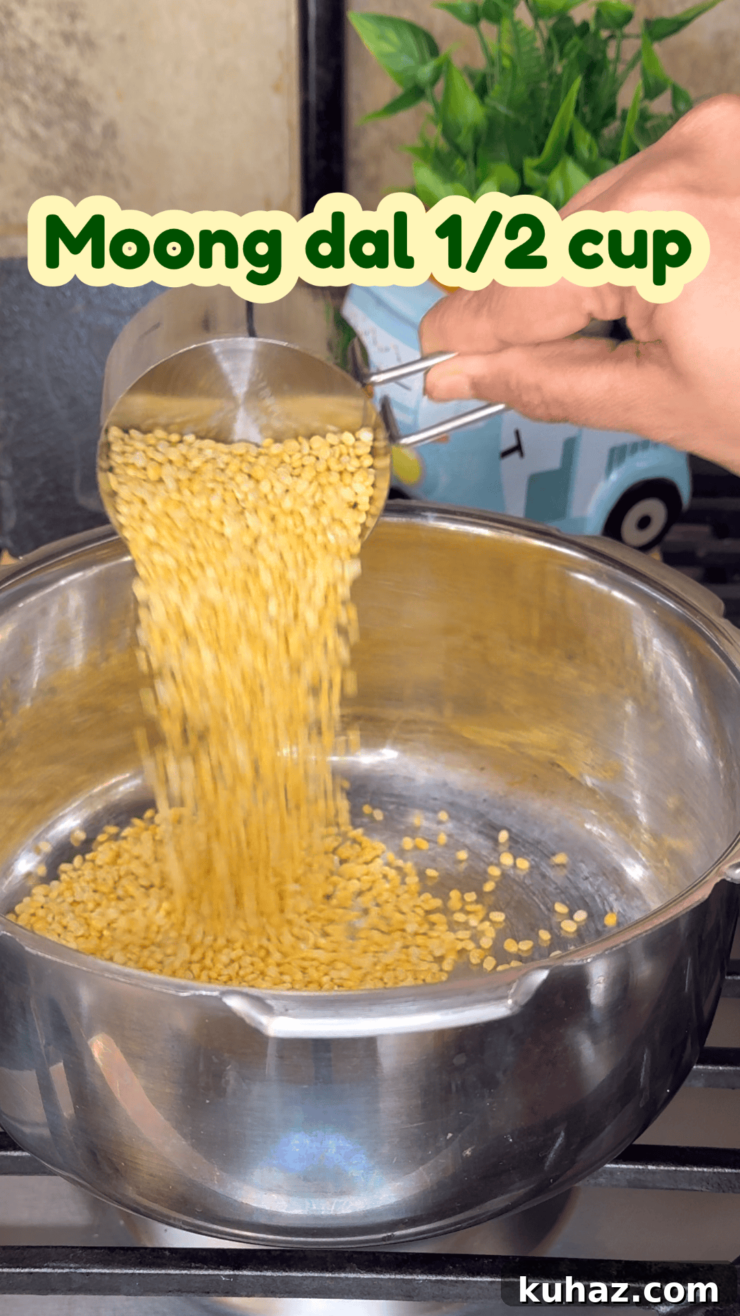 Wash moong dal