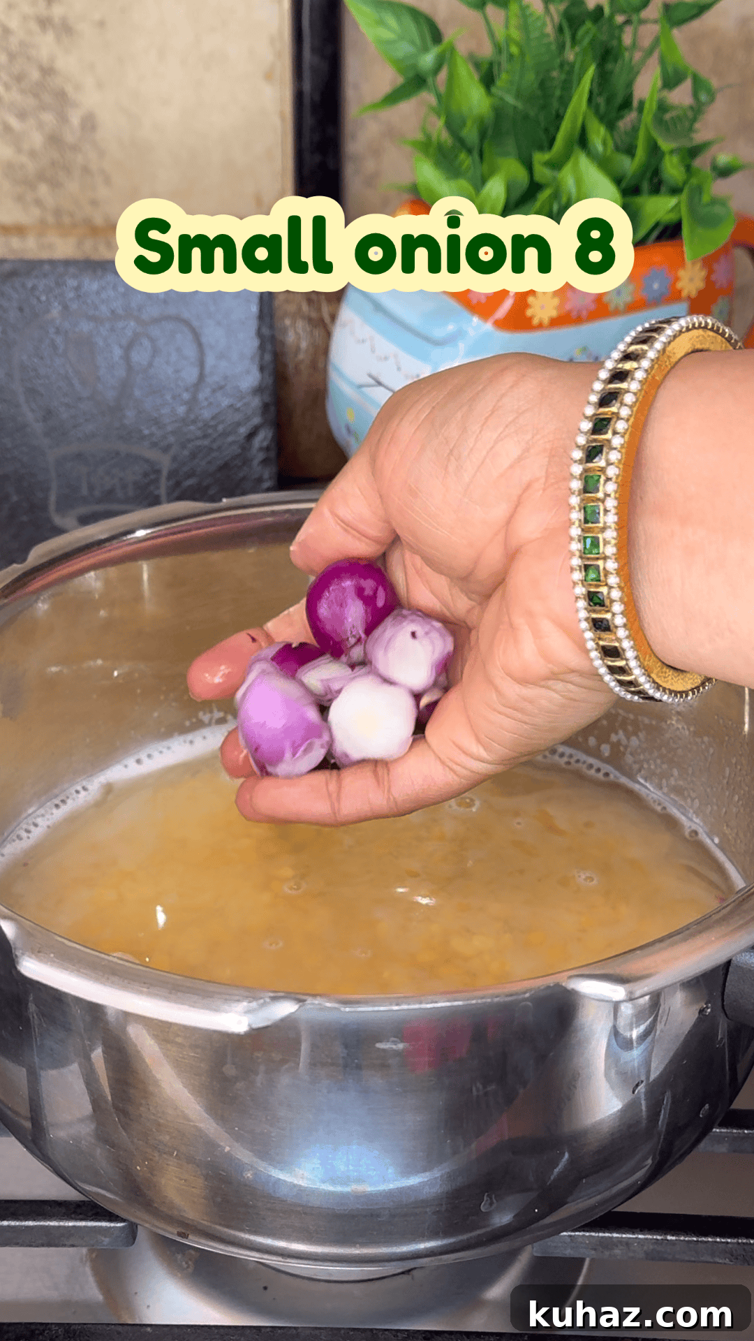 Add dal to pressure cooker