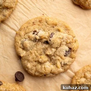 chewy whole wheat flax chocolate chip cookies