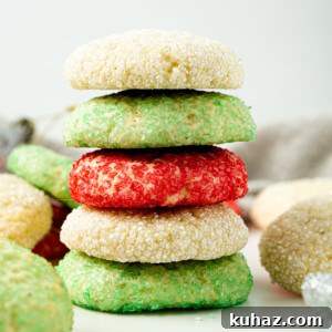 Plate of Christmas sparkle cookies
