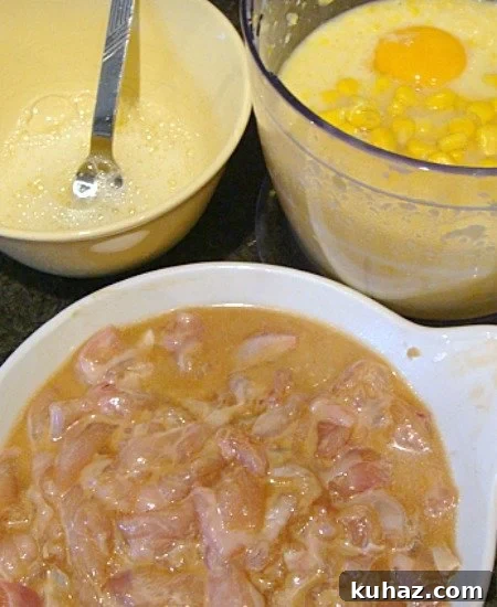 Ingredients for Chicken and Sweetcorn Soup