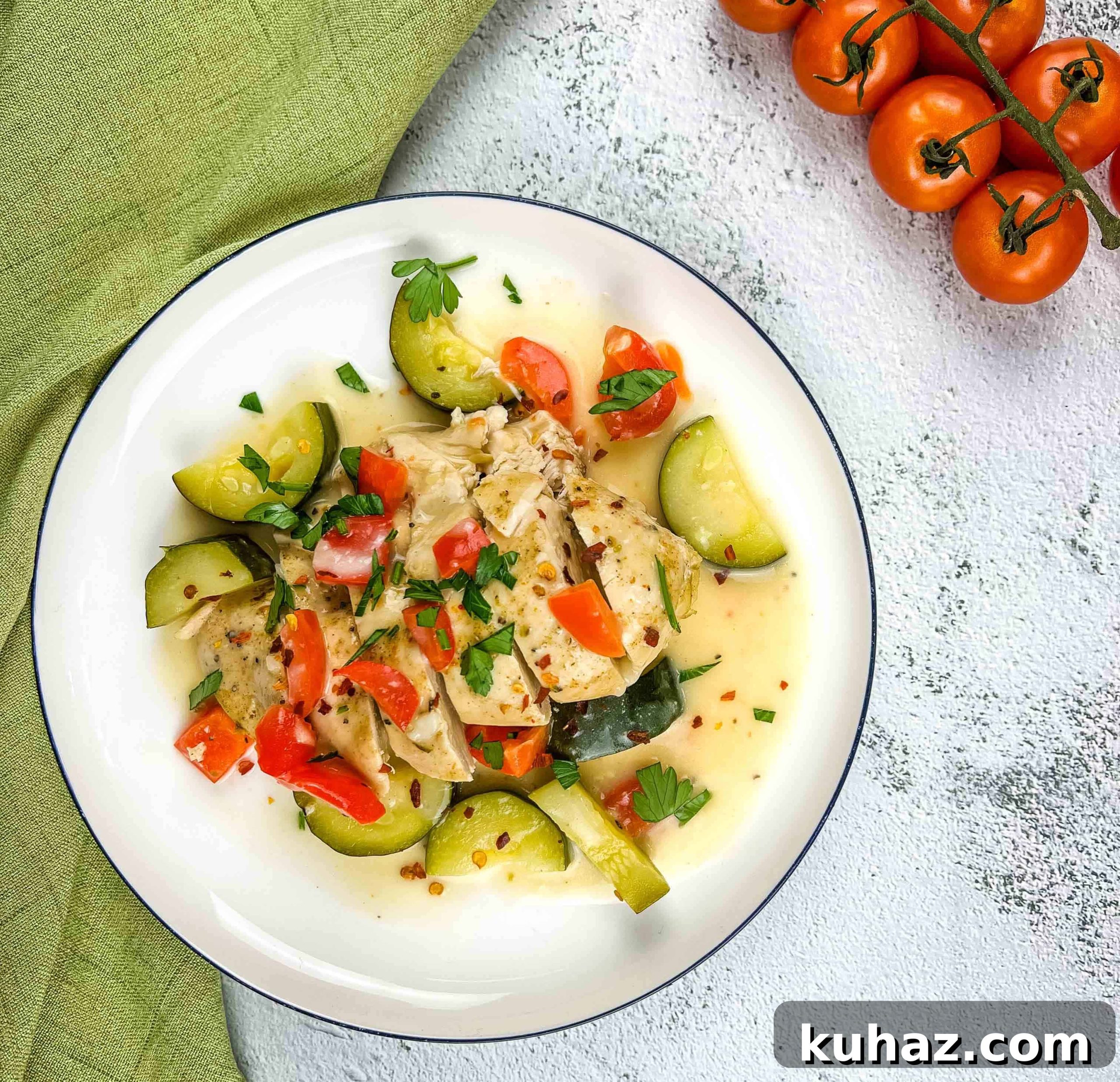 17 Authentic Italian Dinner Recipes Even Nonna Will Love 12 Creamy Italian Chicken on a plate.