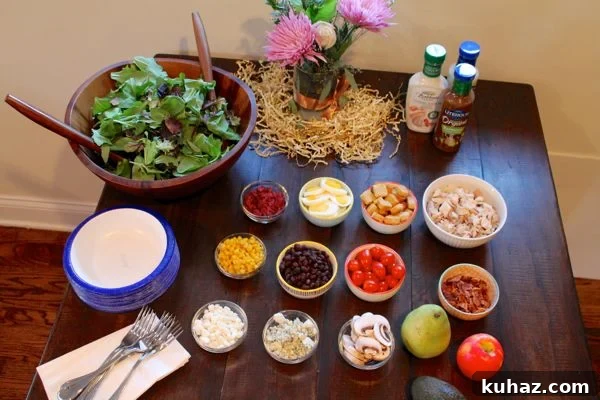 Build Your Own Salad Party IMG_1283