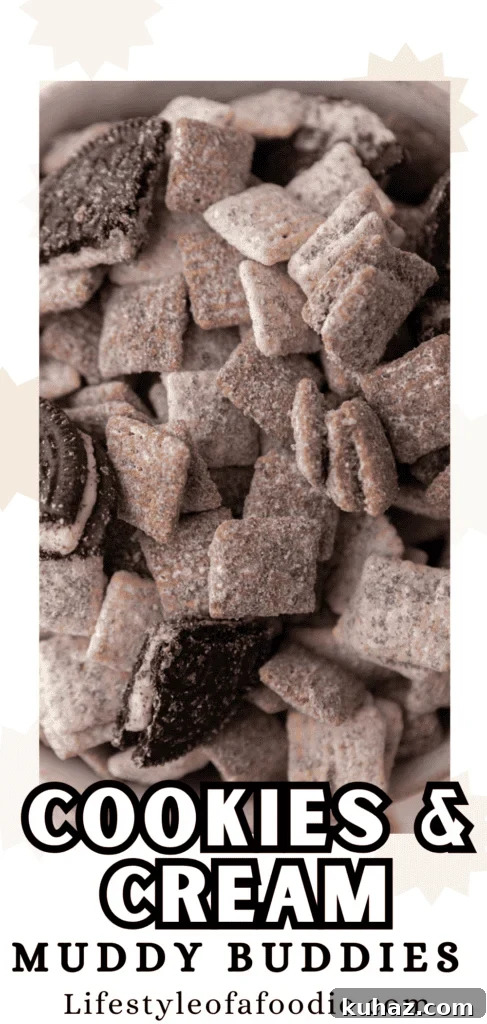 No-Bake Cookies and Cream Muddy Buddies Recipe 16 Cookies and Cream muddy buddies recipe